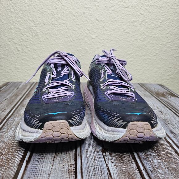 Hoka One One Ahrahi 8 blue and purple running shoes sneakers womens size 7.5 - Picture 4 of 9